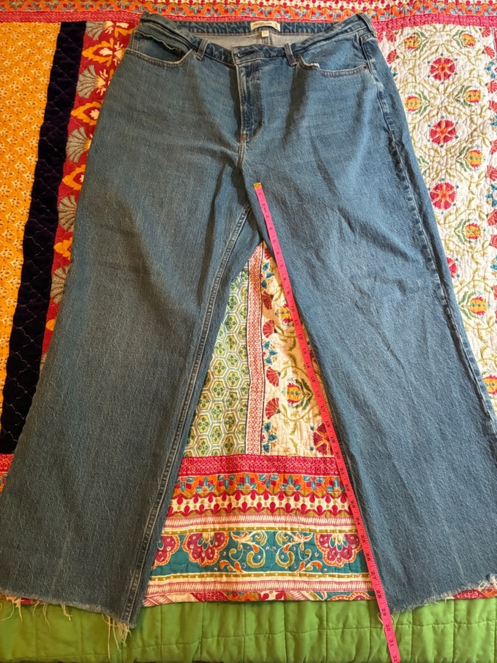 Abercrombie wide leg jeans